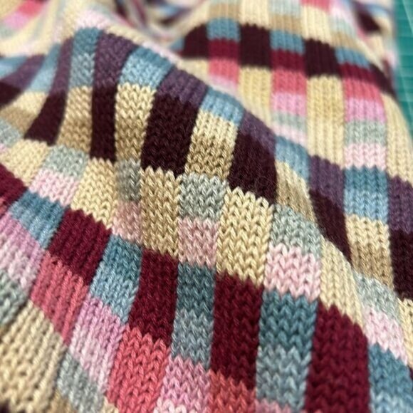 Talbots XL Womens Colorful Striped Cotton Cardigan Sweater - Picture 5 of 6